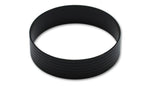 Load image into Gallery viewer, Vibrant HD Aluminum Union Sleeve for 2in OD Tubing - Hard Anodized Black