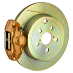 Load image into Gallery viewer, Brembo 12-16 FRS Exc w/ Elec Park Brake Rr GT BBK 2 Pis Cast 2pc 316 x20 1pc Rtr Slot Type1-Gold