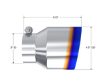 Load image into Gallery viewer, MBRP Universal Stainless Steel Dual Wall Tip 4.5in OD/3in Inlet/6.13in L
