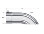 Load image into Gallery viewer, MBRP Universal Tip 4 O.D. Turn Down 4 inlet 12 length