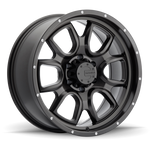 Load image into Gallery viewer, Mamba M19 17x9 5x127 ET-12 Matte Black w/ Drill Holes