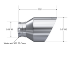 Load image into Gallery viewer, MBRP 15-23 Dodge Charger 5.7L/6.2L/6.4L T304 3in ID / 5in OD Out / 8in Length Angle Cut SS Tip