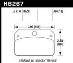Load image into Gallery viewer, Hawk DR-97 Brake Pads for Strange w/ 0.438in Center Hole