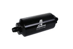 Load image into Gallery viewer, Aeromotive In-Line Filter - (AN-6 Male) 40 Micron Stainless Mesh Element Bright Dip Black Finish