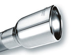 Load image into Gallery viewer, Borla Universal Polished Tip Single Round Rolled Angle-Cut w/Clamp (inlet 2 1/2in. Outlet 4 x 4in) *