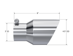 Load image into Gallery viewer, MBRP Universal Tip 4.5in O.D. Dual Wall Angled 3in inlet 8in length T304