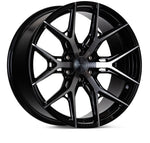 Load image into Gallery viewer, Vossen HF6-4 22x9.5 / 6x139.7 / ET20 / Deep Face / 106.1 - Tinted Gloss Black Wheel