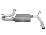 Load image into Gallery viewer, aFe Scorpion 2-1/2in Alum Steel Axle-Back Exhaust w/Polished Tip 07-18 Jeep Wrangler JK V6-3.6/3.8L
