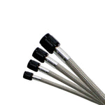 Load image into Gallery viewer, Nitrous Express SHO Hose 2ft 4AN Hose w/4AN & 3AN Nut Ends