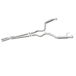Load image into Gallery viewer, MagnaFlow Cat Back, SS, 2.5in, Competition, Dual Split Polished 4.5in Tips 2015 Ford Mustang V6 3.7L