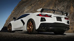 Load image into Gallery viewer, Borla 2020 Chevrolet Corvette C8 6.2 ATAK 3in Exhaust System Dual Round Rolled A/C Black Chrome Tips