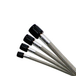 Load image into Gallery viewer, Nitrous Express SHO Hose 2ft 4AN Hose w/4AN & 3AN Nut Ends