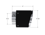 Load image into Gallery viewer, MBRP Universal Carbon Fiber Tip, 3in. ID./5in. OD./ 6.13in L. Angle Cut Dual Wall
