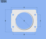 Load image into Gallery viewer, Vibrant MAF Sensor Adapter Plate for Subaru applications use w/ 3in Inlet I.D. filters only