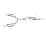 Load image into Gallery viewer, MagnaFlow Sys C/B 12-15 Audi A6 / A7 3.0L V6 SS 2.5in Dual Split Rear Ext 4in Tips