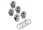 Load image into Gallery viewer, Weld Open End Lug Nuts w/Centered Washers 12mm x 1.5 - 5pk