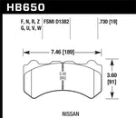 Load image into Gallery viewer, Hawk 09-11 Nissan GT-R Performance Ceramic Street Front Brake Pads
