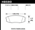 Load image into Gallery viewer, Hawk Performance 08-14 Toyota Land Cruiser Ceramic Street Rear Brake Pads