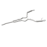 Load image into Gallery viewer, MagnaFlow Cat-Back 15-16 Ford Mustang 2.3L L4 Competition SS 3in Dual Split Rear 4.5in Black Tips