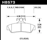 Load image into Gallery viewer, Hawk Performance Ceramic Street Brake Pads