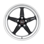 Load image into Gallery viewer, Weld S155 18x5 Ventura Drag 5x120 ET-23 BS2.1 Gloss BLK MIL DIA 78.1