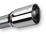 Load image into Gallery viewer, Borla Universal Polished Tip Single Oval Rolled Angle-Cut w/Clamp (inlet 2 1/4in. Outlet 3 5/8 x 2 1