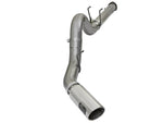 Load image into Gallery viewer, aFe LARGE BORE HD 5in 409-SS DPF-Back Exhaust w/Polished Tip 2017 Ford Diesel Trucks V8 6.7L (td)