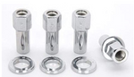 Load image into Gallery viewer, Weld Open End Lug Nuts w/ Centered Washers 1/2in. RH - 4pk.