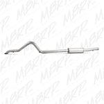Load image into Gallery viewer, MBRP 2007-2009 Jeep Wrangler (JK) 3.8L V6 4 dr Off-Road Tail Pipe Muffler before Axle