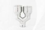 Load image into Gallery viewer, MBRP Universal T304 SS Dual Tip 4in OD/2.5in Inlet