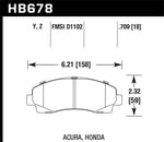 Load image into Gallery viewer, Hawk 2006-11 Honda Ridgeline 2009-13 Acura TL Street LTS Front Brake Pads