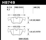 Load image into Gallery viewer, Hawk 13-14 BMW 328i/328i xDrive / 2014 428i/428i xDrive HPS Rear Brake Pads