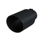 Load image into Gallery viewer, MBRP Universal Tip 8in OD Rolled End 5in Inlet 18in Length T304 - Black