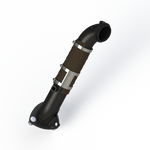 Load image into Gallery viewer, MBRP 15-16 Chevy/GMC 6.6L Duramax 3in Down Pipe (For 3 Bolt Flange Style Connection)