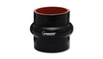 Load image into Gallery viewer, Vibrant 4 Ply Reinforced Silicone Hump Hose Connector - 2.5in I.D. x 3in long (BLACK)