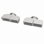 Load image into Gallery viewer, MagnaFlow Tip 1-Set Quad Square