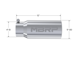 Load image into Gallery viewer, MBRP Universal Tip 5 O.D. Rolled Straight 4 inlet 12 length