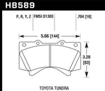 Load image into Gallery viewer, Hawk Performance 08-14 Toyota Land Cruiser Ceramic Street Front Brake Pads
