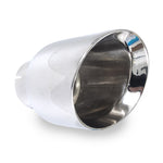 Load image into Gallery viewer, Stainless Works Conical Double Wall Slash Cut Exhaust Tip - 4in Body 3in Inlet
