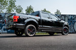 Load image into Gallery viewer, MBRP 15-20 Ford F150 Pre-Axle 4in OD Tips Dual Outlet 3in Black Coated Cat Back Exhaust
