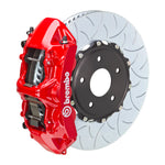 Load image into Gallery viewer, Brembo 04-17 WRX STi/18-21 WRX STI Front GT BBK 6 Piston Cast 350x34 2pc Rotor Slotted Type3-Red
