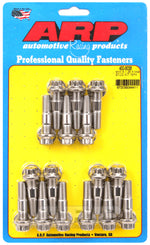 Load image into Gallery viewer, ARP M10 x 1.25 x 48 Stainless Steel 12pt Broached Stud Kit (16/pkg)
