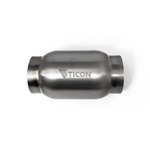 Load image into Gallery viewer, Ticon Industries 4in Body x 7in Length 3in Inlet/Outlet Titanium Bullet Resonator
