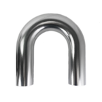 Load image into Gallery viewer, Ticon 3in Aluminum 6061 180 Degree Mandrel Bend - 1.5D Radius
