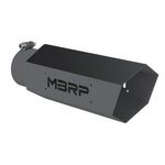 Load image into Gallery viewer, MBRP Universal Hex Tip 4in Inlet 16in Length w/o Logo - Black Coated
