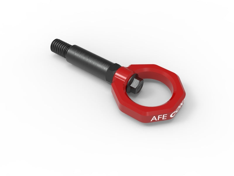 aFe Control Front Tow Hook Red 20-21 Toyota GR Supra (A90)