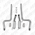 Load image into Gallery viewer, MBRP 05-09 Ford Mustang GT 4.6L Dual Split Rear Race Version AL/ 3in Cat Back Exhaust System
