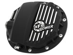 Load image into Gallery viewer, aFe Power Pro Series AAM 9.5/9.76 Rear Diff Cover Black w/Mach Fins 14-19 GM Silverado/Sierra 1500
