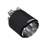 Load image into Gallery viewer, MBRP Universal Carbon Fiber Dual Wall Tip 4.5in OD/3in Inlet/6.13in L
