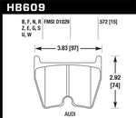 Load image into Gallery viewer, Hawk 08-11 Audi R8/07-08 RS4/03-04 RS6 / 02-03 VW Phaeton HPS 5.0 Front Race Brake Pads
